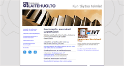 Desktop Screenshot of kokkolanlaitehuolto.fi