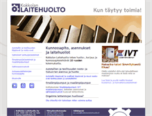 Tablet Screenshot of kokkolanlaitehuolto.fi